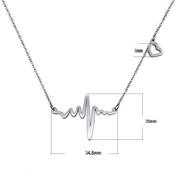 ❤️4 for $20 Sale❤️ Heartbeat Necklace - Picture 5 of 6